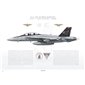 F/A-18F Super Hornet VFA-11 Red Rippers, AC100 / 166632 / 2006 - Profile Print