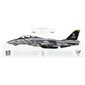 F-14B Tomcat VF-103 Jolly Rogers, AA100 / 162918 / Last Cruise, 2004 - Profile Print