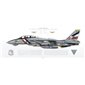 F-14D Tomcat VF-2 Bounty Hunters, NE100 / 163894 / Last Tomcat Cruise, 2003 - Profile Print