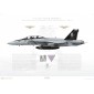 F/A-18F Super Hornet VFA-103 Jolly Rogers, AG200 / 166620 - 70th Anniversary, 2013 - Profile Print