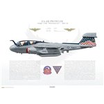 EA-6B Prowler VAQ-140 Patriots, AG500 / 163521 / 2013 - Profile Print