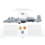 A-10C Thunderbolt II 127th W, 107th FS Red Devils, MI/80-265 / 2014 - Profile Print