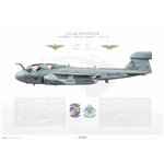 EA-6B Prowler VMAQ-3 Moon Dogs, MD03 / 163032 / 2014 - Profile Print