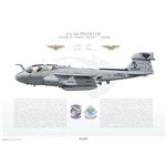 EA-6B Prowler VMAQ-3 Moon Dogs, MD01 / 161244 / 2008 - Profile Print