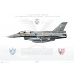 F-16D Fighting Falcon 343M Asteri / 115 Combat Wing - Profile Print