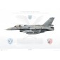 F-16D Fighting Falcon 343M Asteri / 115 Combat Wing - Profile Print