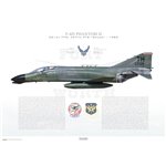 F-4D Phantom II 301st FW, 457th TFS, TH/66-709 / 1983 - Profile Print
