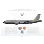 KC-135T Stratotanker 127th W, 171st ARS, 60-0345 / 2014 - Profile Print
