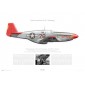 P-51C Mustang "Kitten" - 43025072 / 78, 332nd FG, 302nd FS - Profile Print