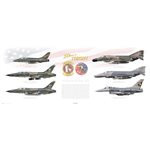 F-16CM Fighting Falcon - Wild Weasel 50th Anniversary, 2015 - 40x16" Profile Print