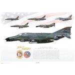 F-4G Phantom II - Wild Weasel 50th Anniversary, 2015 - Profile Print