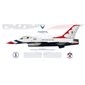 F-16C Fighting Falcon USAF Thunderbirds - Profile Print