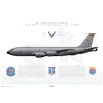 KC-135R Stratotanker 161st ARW, 197th ARS, 63-8038 Profile Print