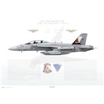EA-18G Growler VAQ-134 Garudas, NL533 / 168765 / 2016 - Profile Print
