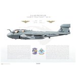 EA-6B Prowler VMAQ-3 Moon Dogs, MD01 / 162228 / 2016 - Profile Print