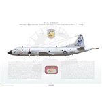 P-3C Orion VP-40 Fighting Marlins, QE2 / 161767 / 1990 - Profile Print