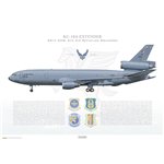 KC-10A Extender 60th AMW, 349th AMW, 6th AS, 83-0080, Travis AFB - Profile Print