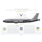 KC-135R Stratotanker 121st ARW, 166th ARS, 58-0083, OH ANG, Profile Print