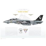 F-14A Tomcat VF-14 Tophatters, AJ200 / 162698 / 2001 - Profile Print