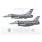 F-16C/D Fighting Falcon,  RSAF 140 Squadron "Osprey", 611/639 - Profile Print