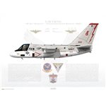 S-3B Viking VS-24 Scouts, AJ701 / 159747 / Decommissioning Scheme, 2007 - Profile Print