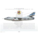 EA-3B Skywarrior VQ-2 Sandeman, JQ12 "Ranger 12" / 146448 / 1980 - Profile Print