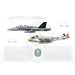 VMF(AW)-121 to VMFA(AW)-121 Green Knights Transition / A-6E Intruder - F/A-18D Hornet - Profile Print