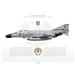 F-4C Phantom II 57th FIS Black Knights, 63-589 / 1978 - Profile Print