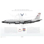 RC-135V/W Rivet Joint, 55th W, 343d RS, 64-4845 / 2017 - Profile Print