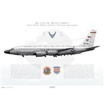 RC-135V/W Rivet Joint, 55th W, 338th CTS, 64-4845 / 2017 - Profile Print