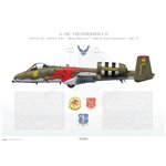 A-10C Thunderbolt II 127th W, 107th FS Red Devils, MI/81-994 / 100th Anniversary, 2017 - Profile Print