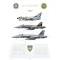 VFA-97 Warhawks 50th Anniversary - 1967-2017 - A-7E Corsair II, F/A-18A Hornet, F/A-18E Super Hornet