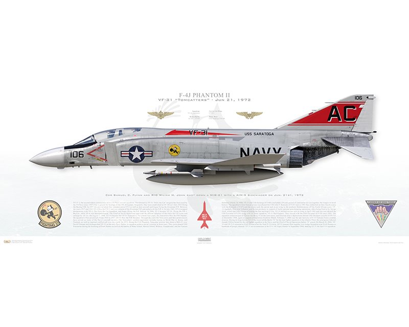 技MIX/AC127 F-4J VF-31 Tomcatters