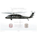 UH-60A/L Blackhawk, Co. A, 1/111th AVN SCARNG - Profile Print