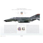 F-4E Phantom II 347th TFW, 68th TFS, MY/67-360 - Profile Print