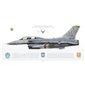F-16D Fighting Falcon 56th FW, 310th FS, LF/90-0778 / 2018 - Profile Print