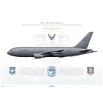 KC-46A Pegasus 97th AMW, 56th ARS,  17-76028, Altus AFB - Profile Print