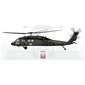 UH-60L Blackhawk, Det. 2, Co. C, 1-169th Aviation Regiment - MEDEVAC, Virginia Army National Guard - Profile Print