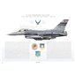 F-16C Fighting Falcon 51st FW, 36th FS, OS/89-2139 / 2019 - Profile Print