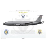 KC-135R Stratotanker 100th ARW, 351st ARS, 62-3551 Profile Print