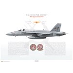 F/A-18E Super Hornet VFA-97 Warhawks "Aggressor", NG03 / 165897 / 2019 - Profile Print