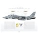 F-14A+ Tomcat VF-103 Sluggers, AA210 / 161422 / 1991 - Profile Print