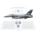 F-16C Fighting Falcon 169th FW, 157th FS, SC/92-3911 / 2021 - Profile Print
