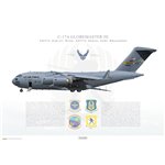 C-17A Globemaster III 437th AW, 437th APS, 96-0006 - Profile Print