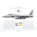 F-15C Eagle 36th TFW, 525th TFS, BT/79-0025 - Profile Print