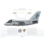 S-3B Viking VS-35 Blue Wolves, NK700 / 159387 - NAVY 1 - Profile Print
