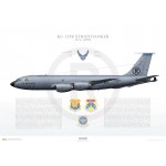 KC-135R Stratotanker 6th ARW, 927th ARW, 58-0001 Profile Print