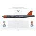 B-52H Stratofortress 53d W, 49th TES, 61-0028 - Profile Print
