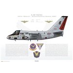 S-3B Viking VS-24 Scouts, AJ700 / 159732 / Decommissioning Scheme, 2007 - Profile Print