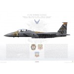 F-15E Strike Eagle 366th FW, 391st FS, MO/90-0250 / TMOTA 2005 - Profile Print